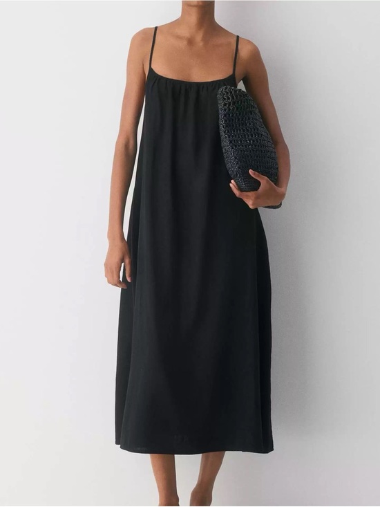 Aritzia Dresses & Skirts - Little moon Wellbeing Linen Dress
